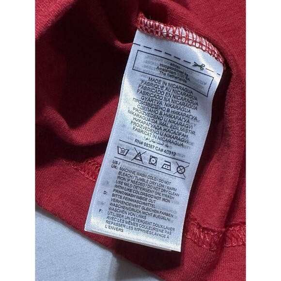 Nebraska Huskers Memorial Stadium Adidas NU Short Sleeve Shirt Mens Small NWT - Picture 7 of 11